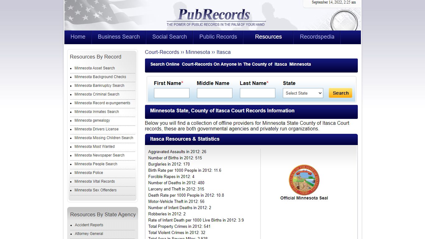 Itasca County, Minnesota Court Records - Pubrecords.com